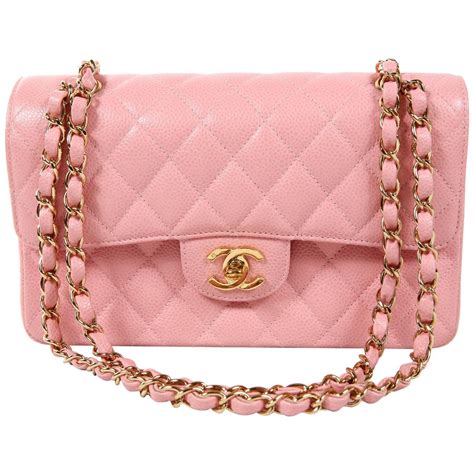 medium chanel light pink flap|authentic chanel classic flap bag.